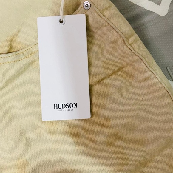 HUDSON Slim Straight Spotted Denim Jeans - Picture 4 of 8